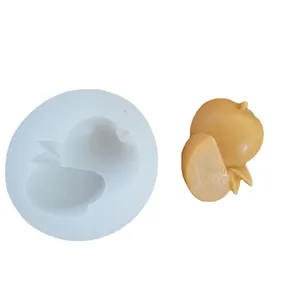 Professional white silicone mold for fruit-shaped chocolate mousse and DIY clay