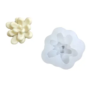 Silikonform Sukkulente Rose für DIY Tortendekoration und feine Pralinenherstellung
