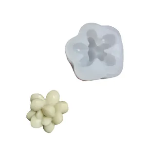 Professionelle Silikonform für DIY-Sukkulentenrosen-Fondant-Schokolade-Kuchendekoration
