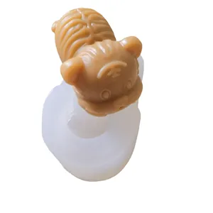 Moule silicone tigre 3D pour mousse au chocolat et fabrication de bougies