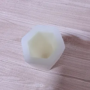 Molde de silicona hexagonal para velas aromáticas DIY y manualidades con forma de lápiz