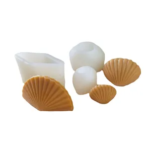 Moule en silicone en forme de coquillage pour la fabrication de bougies DIY Mer