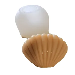 Moule en silicone en forme de coquillage pour bougies et savons faits à la main