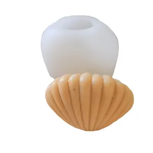 Moule en silicone en forme de coquillage pour bougies et savon DIY
