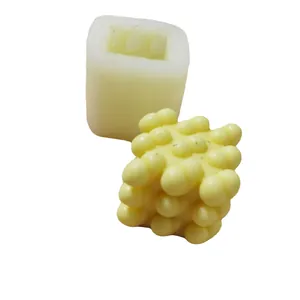 3D Rubik's cube silicone mold for heart patterned aromatherapy candles