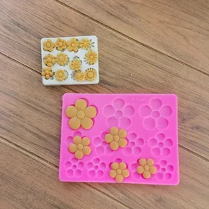 Stampo in Silicone a Forma di Margherita Per Decorazione Torte Fondente Cioccolato Fai da Te Strumenti da Forno per Zucchero