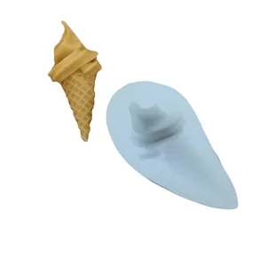 Gedetailleerde ijsje siliconen vorm voor DIY chocolademousse en taart decoratie tools