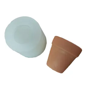 Silicone mold for DIY creative cement succulent planter pots and clay flower containers