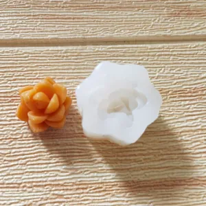 Sukkulenten Blume Silikonform Für DIY Aromatherapie Gips Mousse Tortendekoration Seife Handgemachte Handwerk Werkzeug