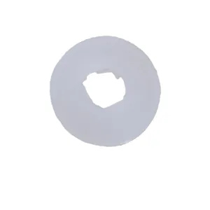 White silicone gasket accessory for DIY yarn ball candle and aroma plaster mold making.