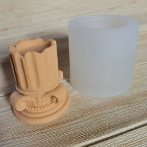 Molde de Silicona de Columna Romana Vintage Europea para Hacer Velas Jabón Yeso Aromaterapia Molde de Artesanía de Diseño de Pilar Griego