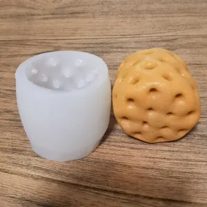 Cylindrical Honeycomb Silicone Mold For Aromatherapy Candle Making Tool Chocolate Mousse Baking Cake Decorating Silicone Mold