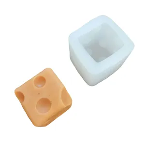 Professional square cheese dice silicone mold for handmade soap candle and chocolate