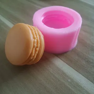 3D Macaron Vorm Siliconen Vorm DIY Chocolade Taart Decoreren Tool Fondant Bakvorm Keuken Handwerk Gereedschap