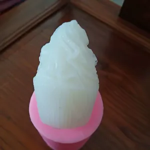 Molde de silicona con forma de cono de helado para chocolate, velas y jabones caseros
