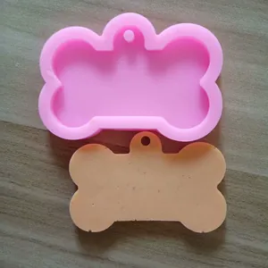 DIY Hundeknochen Form Silikonform Für Schlüsselanhänger Kristall Epoxidharz Form Auto Aromatherapie Bastelwerkzeug Zubehör