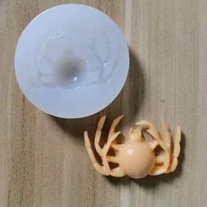 Stampo in silicone a forma di ragno per fondente e cioccolato fai da te Halloween