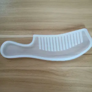 Molde de silicona para peine vintage DIY de resina epoxi para proyectos de artesanía