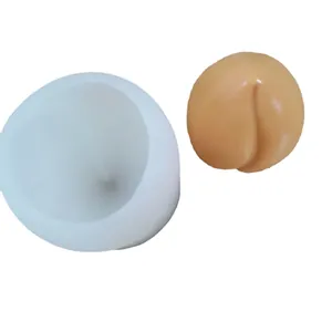 Grande stampo in silicone a forma di pesca 3D per gesso e candele profumate