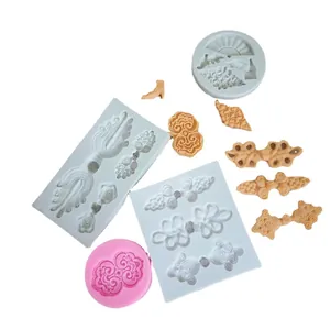 Stampi professionali in silicone con motivi cinesi per decorazioni in cioccolato