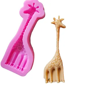 Giraffe silicone mold for fondant cake decorating and chocolate DIY projects