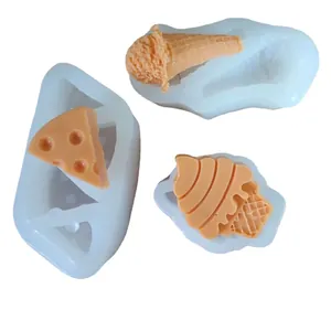 Molde de silicona DIY para helado, queso y decoración de pasteles de fondant profesional
