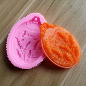 Stampo in Silicone alla Lavanda per Ornamento da Appendere in Auto Fai da Te Gesso Aroma Candela Fondente Stampo da Forno Fai da Te Artigianato Decorativo