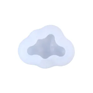 Stampo in silicone a forma di nuvola bianca per decorazione torte e resina epossidica
