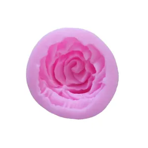 Stampo in silicone rosa a forma di rosa 3D per decorazione torte e fondant
