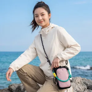 Outdoor crossbody phone bag in vibrant colors for travel and sports