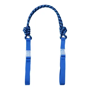 Blue nylon handle strap with buckles for Japanese style tote bags