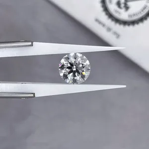 Splendido diamante da 2 carati a taglio brillante rotondo certificato IGI, creato in lab HPHT