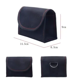 Borsa da vita impermeabile compatta per lampade frontali, misure 14,5x8,5x9 cm
