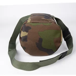 Borsa mimetica impermeabile 600D con tracolla regolabile in robusto nylon verde