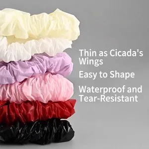 Papel de envolver flores de película impermeable en varios colores sólidos puros
