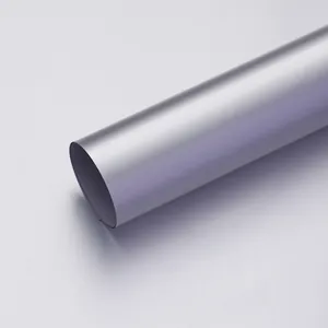 Premium matte silver hard cardstock for elegant floral bouquets and DIY flower wrapping