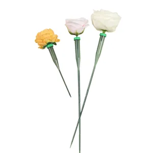Long stem floral water tubes for fresh flower nutrition and hydration.