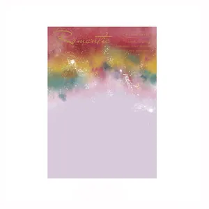 Elegant colorful fireworks romantic wrapping paper for Valentine's Day and weddings