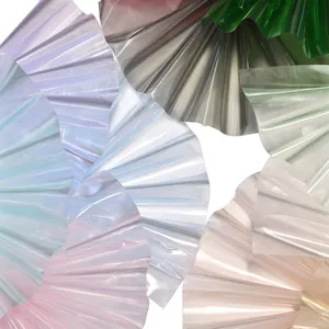 Multicolor iridescent waterproof cellophane for flower bouquet floral art gift wrapping