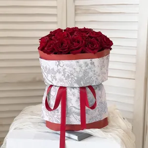 Papier d'emballage de fleurs vintage européen pour bouquets de fleuriste