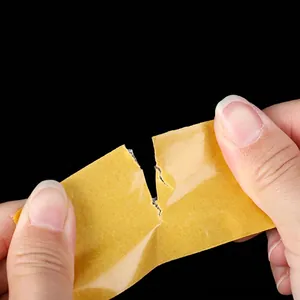 Heavy duty double sided mesh tape high viscosity hand tearable carpet adhesive tape
