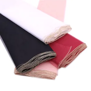 Premium multi-color flower wrapping mesh featuring elegant golden ruffled edge design