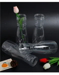 Detailed view of transparent plastic flower bouquet liners arranged on a dark background