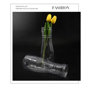 Detailed view of a transparent plastic bouquet inner liner for flower arrangement.