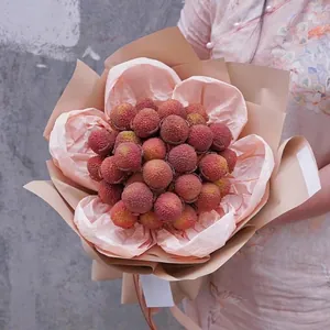 Plastic Flower Packing Support For Lychee Fruit Snacks Bouquet DIY Craft Fixed Bracket Flower Arrangement Tools Bamboo Sticks