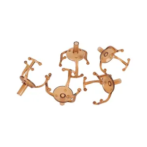 Brown plastic fruit flower arrangement base for lychee snack DIY packing tools