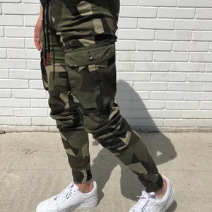 Pantalon cargo camouflage homme avec plusieurs poches pour le fitness et le style