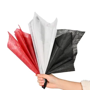 Premium solid color milk cotton flower wrapping paper for DIY bouquet liner and floral packaging