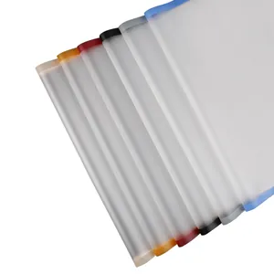Premium translucent waterproof flower wrapping paper rolls with colorful wide borders set
