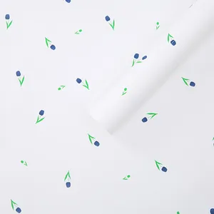 Cynthia papier d'emballage imperméable tulipes bleues pour magnifiques bouquets de fleurs